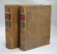 Two Victorian leather bound illustrated bibles