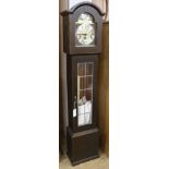 A Grandmother clock, H.148cm