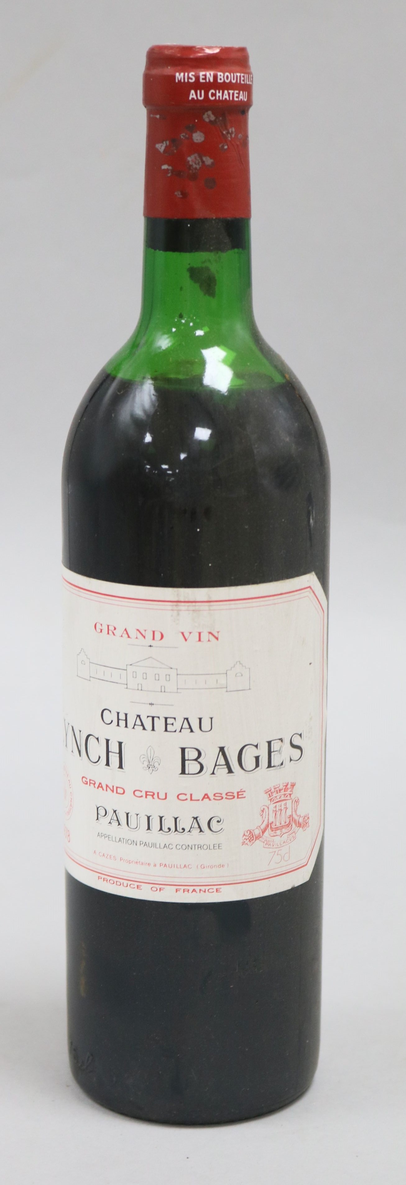 14 bottles of Chateau Lynch-Bages 1978