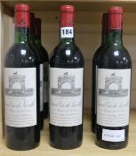 8 bottles of Grand Vin de Leoville 1971