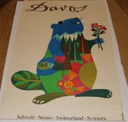 Donald BrunA poster for Davos, Switzerland97 x 63cm