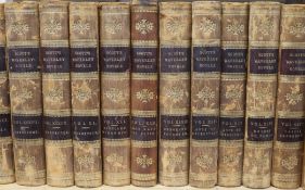 Scott, Sir Walter - The Waverley Novels, 8vo, half calf, 59 vols, Edinburgh 1833