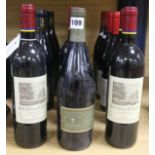 Eighteen assorted bottles of red wine including two Frederick Esmonin Gevrey Chambertin,