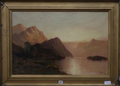 Francis E. Jamieson (1895-1950)oil on canvasLoch scenesigned50 x 75cm