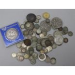 A small quantity of 19th century and later coins.