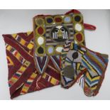 Assorted African beadwork, etc