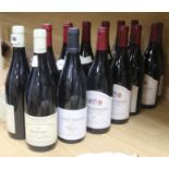 Fourteen assorted bottles of red wine, including six Domaine Jafflin, Vosne Romanee, 2000 and four