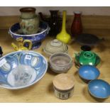 A group of assorted ceramics