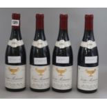 Four bottles of Gros Frere et Soeur Vosne-Romanee, 1999.