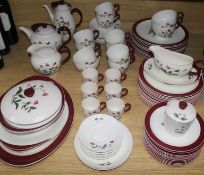 A Wedgwood 'Barlaston' part tea set