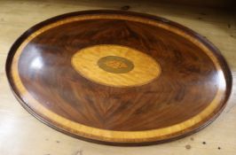 A 19th Century Edwardian inlaid tray