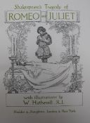 Shakespeare, William - Romeo and Juliet, one of 250, signed by the artist, illustrated by W.