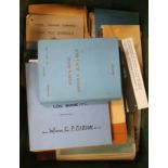 Test Pilots log books and flying books