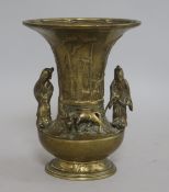 A Chinese bronze vase