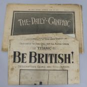 A Titanic Be British newspaper and one other