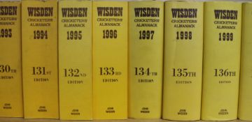 Wisden, John - Cricketers Almanack (1984-1990 and 1992-2007), soft covers, 22 vols