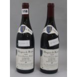 Two bottles of Hospices de Beaune Corton-Cuvee, Charlotte Dumay, 1994.