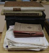 An archive of letters, indentures and books, relating to Hodgkin and Harrison (of Sutton Place,