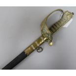 A World War II British Officers sword: H.W.Falkener