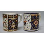 Two Derby large mugs
