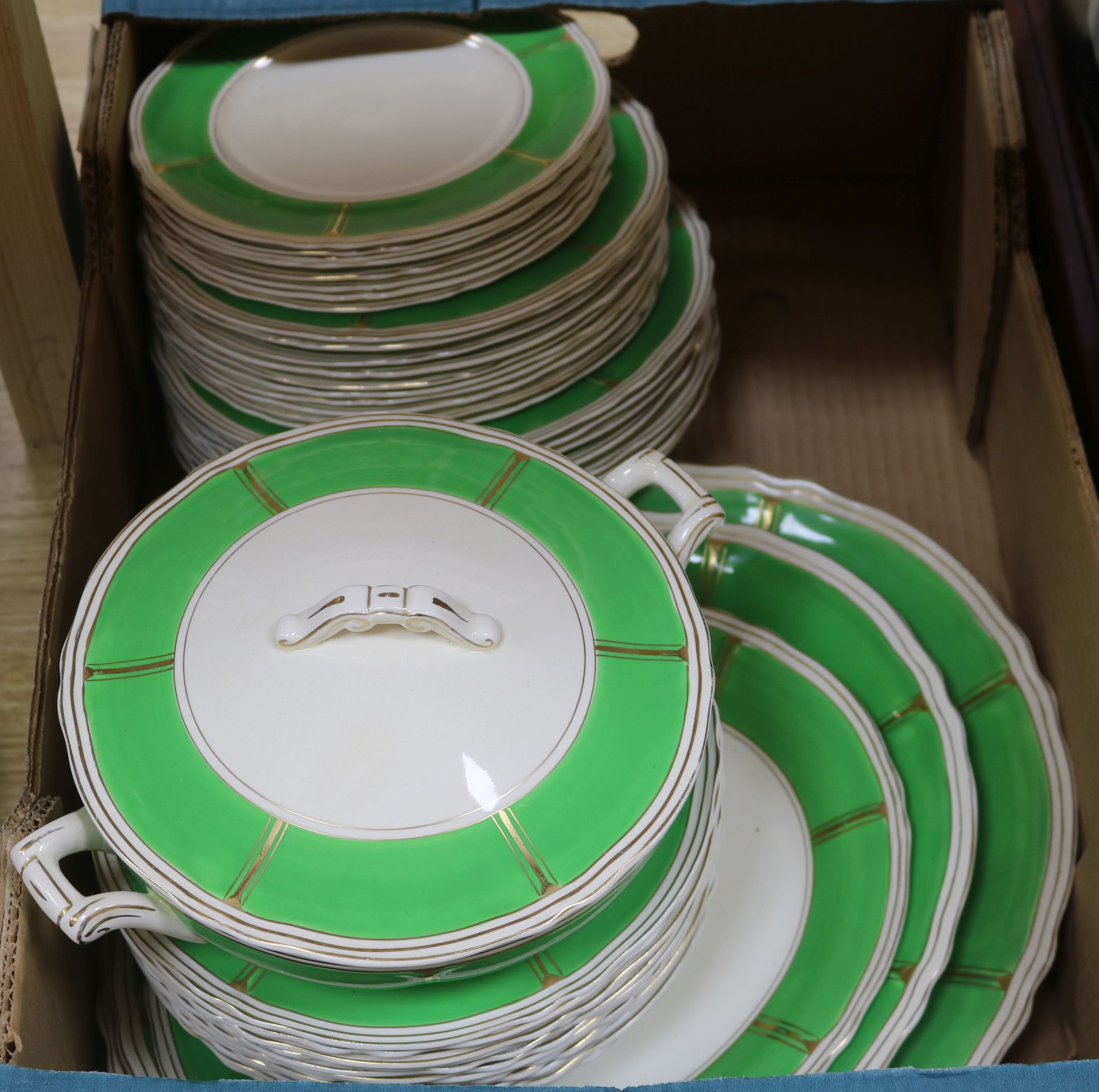 An Art Deco Grindley part dinner service