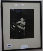 An original photograph of Marilyn Monroe, press production only Warner Brothers