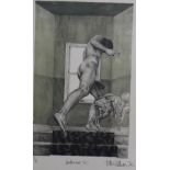 Terry Wilsonlimited edition dry point etchingInterior no.1overall 43 x 30cm