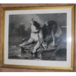 Davey after C.F. Kiorboeengraving"The Inundation" 1849overall 73 x 89cm