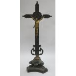 A bronze crucifix