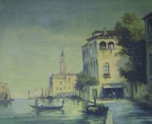 Rutneroil on canvasView of Venicesigned41 x 50cm