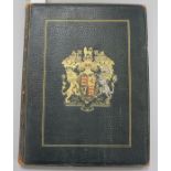 Coronation of King George V & Queen Mary, The Ceremonies Observed at, gilt tooled Blue Morocco