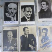 Two albums of autographs