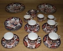 A Royal Crown Derby part teaset