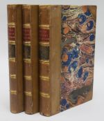 Landor, Walter Savage - Imaginary Conversations of Literary Men and Statesmen, 3 vols, 8vo, half