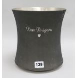 A Dom Perignon ice bucket designed by Martin Szekely
