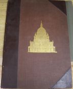 Poley, Arthur F.E. - St Paul's Cathedral, 1st edition, folio, half morocco with frontis and 31