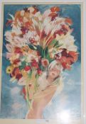 After J. Gabriel Domerguecolour printMonte Carlo Flower Girloverall 91 x 61cm