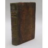 Sedgwick, James - A New Treatise on Liquors, 8vo, contemporary calf, rebacked, Charles Rivington,