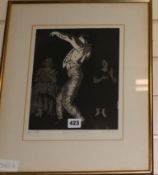 Dame Laura Knight R.A., R.W.S. (1877-1970)etching with aquatintSpanish Dancer No.IIsigned in