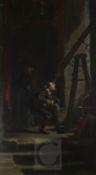 After Carl Spitzweg (1808-1885)oil on wooden panelThe Astrologermonogrammed11 x 6.25in., unframed