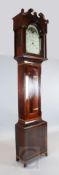 Martin Shreiner of Lancaster. A Federal American mahogany eight day longcase clock the 14 inch