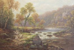 William Mellor (1851-1931)pair of oils on canvas'Thornton Gyhll Grasmere, Ingelton' & 'On The