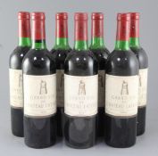 Twelve bottles of Chateau Latour, 1975.