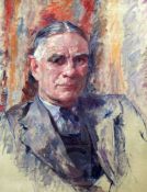 § James Bolivar Manson (1879-1945)oil on canvas boardPortrait of Dr Gunsonletter of authenticity