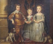 After Sir Anthony Van Dykeoil on canvasThe Three Children of Charles I17.5 x 21in.