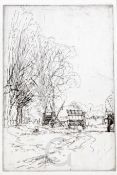 Edgar Holloway (1914-2008)6 etchingsMansion House, Nazeing, Essex, 1931, on Japanese paper,