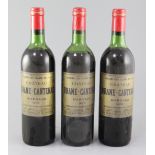 Ten bottles of Chateau Brane-Cantenac, Margaux, 1978.