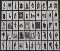 A folio album of cigarette cards on the theme of Peoples of the World, full sets, comprising: