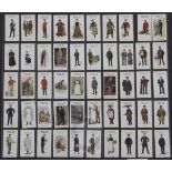 A folio album of cigarette cards on the theme of Peoples of the World, full sets, comprising: