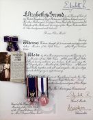 'British Royal Family Interest': MVO 5th Class medal and silver jubilee medal awarded to Diana